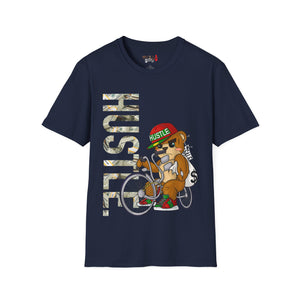 Hustle Bear Unisex Softstyle T-Shirt