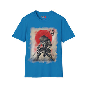 Red Moon Samurai Unisex Softstyle T-Shirt