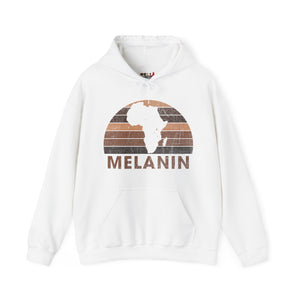 Melanin Half Circle Heavy Blend Unisex Hoodie