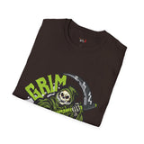 Grim Reefer Funny Weed T Shirt, Cannabis Graphic Tee, 420 Stoner Shirt