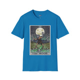 The Moon XVIII Tarot Card T Shirt, Mystic Graphic Tee, Spiritual Shirt
