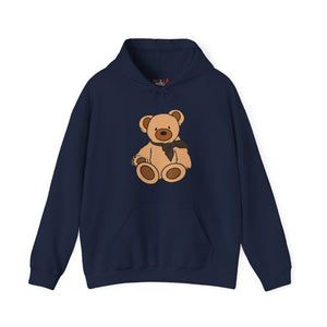 Brown Scarf Teddy Bear Hoodie