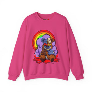 Bloody Knife Teddy Bear Sweatshirt