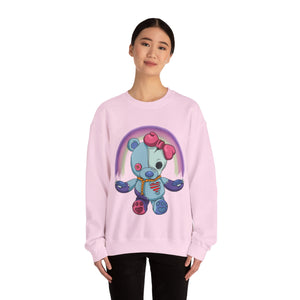 Rainbow Missing Eye Teddy Bear Sweatshirt