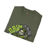 Grim Reefer Funny Weed T Shirt, Cannabis Graphic Tee, 420 Stoner Shirt