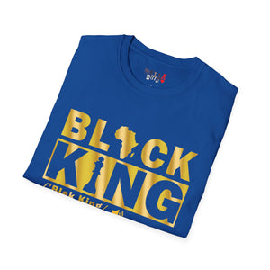 Black King Unisex Softstyle T-Shirt