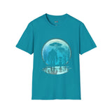 Bigfoot and  Alien T Shirt for Men/Women, Funny UFO Shirt, Sci Fi Graphic Tee