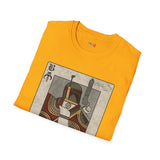 Bounty Hunter Playing Card Retro Space T Shirt, Vintage Sci Fi Graphic Tee, Galaxy Shirt