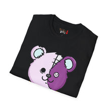 Load image into Gallery viewer, Purple Two Tone Teddy Bear T-shirt
