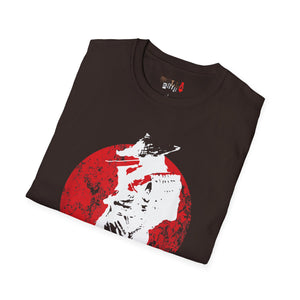 Red Moon Samurai Unisex Softstyle T-Shirt