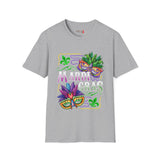 Mardi Gras Masks Unisex Softstyle T-Shirt