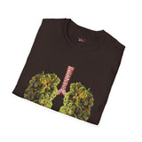 Weed Lungs Funny Weed T Shirt, Cannabis Graphic Tee, 420 Stoner Shirt