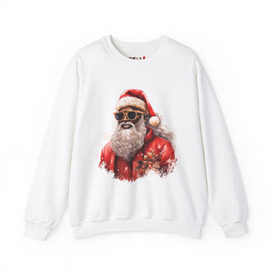 Black Santa Unisex Heavy Blend™ Crewneck Sweatshirt