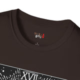Black Cat The Moon XVII Tarot Card T Shirt, Mystic Graphic Tee, Spiritual Shirt