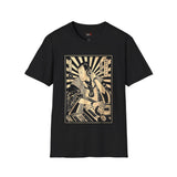 Samura DJ Japanese Samurai T Shirt, Asian Graphic Tee, Bushido Warrior Shirt