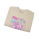 Doughnut Heart Teddy Bear Sweatshirt