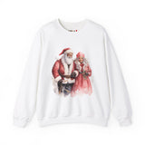 Black Santa 15 Unisex Heavy Blend™ Crewneck Sweatshirt