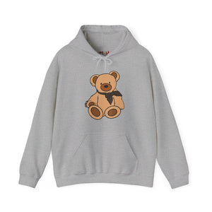 Brown Scarf Teddy Bear Hoodie