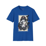 Warrior Fem Japanese Samurai T Shirt, Asian Graphic Tee, Bushido Warrior Shirt