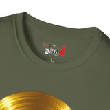 Melting Gold Record Unisex Softstyle T-Shirt