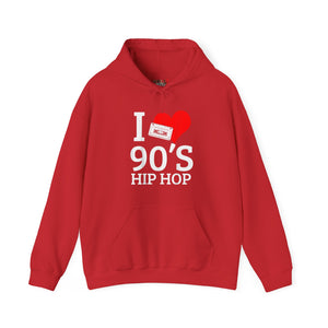 I Love 90's Hip Hop Heavy Blend Unisex Hoodie