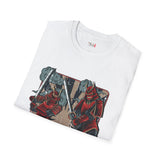 Dueling Samurai Warriors Japanese Samurai T Shirt, Asian Graphic Tee, Bushido Warrior Shirt