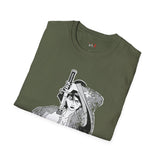 Fem Warrior Japanese Samurai T Shirt, Asian Graphic Tee, Bushido Warrior Shirt