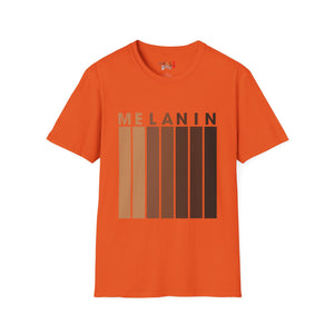 Melanin Vertical Stripes Unisex Softstyle T-Shirt