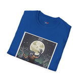 The Moon XVIII Tarot Card T Shirt, Mystic Graphic Tee, Spiritual Shirt