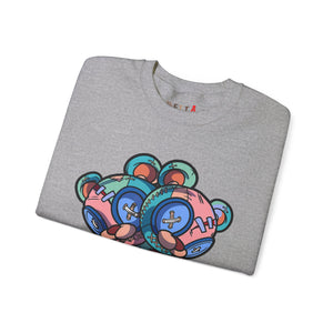 Twin Heads Teddy Bear Sweatshirt