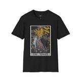 The Tower XVI Tarot Card T Shirt, Mystic Graphic Tee, Spiritual Shirt