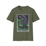 The Hermit IX Tarot Card T Shirt, Mystic Graphic Tee, Spiritual Shirt
