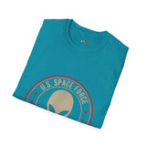 Space Force Liaison Officer Alien T Shirt for Men/Women, Funny UFO Shirt, Sci Fi Graphic Tee