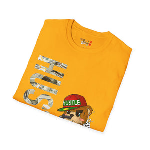 Hustle Bear Unisex Softstyle T-Shirt