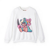 Two Headed Knife Teddy Bear Sweatshirt