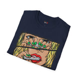 Roll Lick Smoke Funny Weed T Shirt, Cannabis Graphic Tee, 420 Stoner Shirt