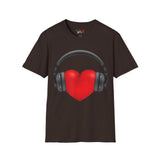 Heart Music Unisex Softstyle T-Shirt