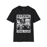 Warning Choking Hazard Retro Space T Shirt, Vintage Sci Fi Graphic Tee, Galaxy Shirt