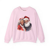 Black Santa 10 Unisex Heavy Blend™ Crewneck Sweatshirt