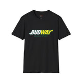 Budway Smoke Fresh Funny Weed T Shirt, Cannabis Graphic Tee, 420 Stoner Shirt