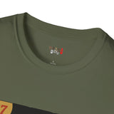 77 Bounty Hunter Blaster Retro Space T Shirt, Vintage Sci Fi Graphic Tee, Galaxy Shirt