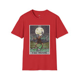 The Moon XVIII Tarot Card T Shirt, Mystic Graphic Tee, Spiritual Shirt