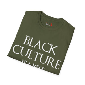 Black Culture Is NOT a Game Unisex Softstyle T-Shirt