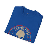 Space Force Liaison Officer Alien T Shirt for Men/Women, Funny UFO Shirt, Sci Fi Graphic Tee