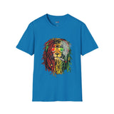 Smoking Rasta Lion Funny Weed T Shirt, Cannabis Graphic Tee, 420 Stoner Shirt