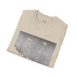 Cat Invasion Selfie Alien T Shirt for Men/Women, Funny UFO Shirt, Sci Fi Graphic Tee