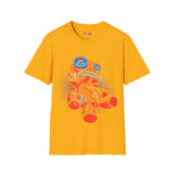 Zipper Mouth Teddy Bear Unisex Softstyle T-Shirt