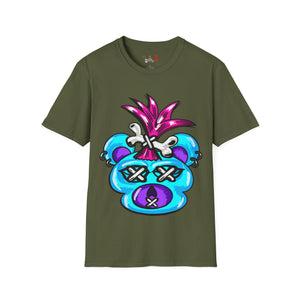 Shrunken Head Teddy Bear Unisex Softstyle T-Shirt