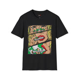 Roll Lick Smoke Funny Weed T Shirt, Cannabis Graphic Tee, 420 Stoner Shirt