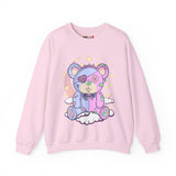 Pink Blue Pastel Teddy Bear Sweatshirt